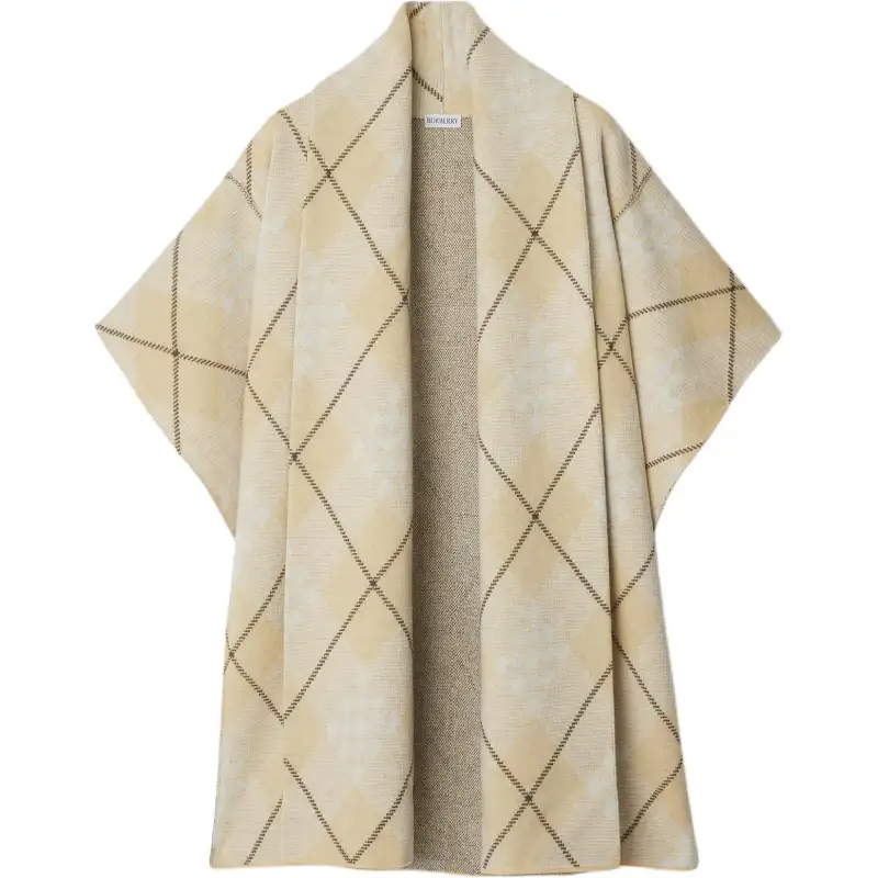 Burberry Cloaks Women's Plaid Moderate