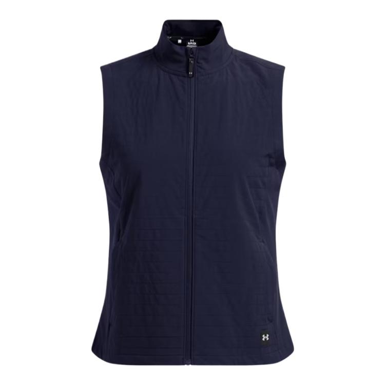 Женская куртка-жилетка Under Armour Drive Pro Storm (темно-синяя)