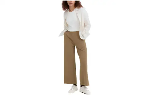 UNIQLO Casual Pants Women's Camel Moderate Straight Fit Pants