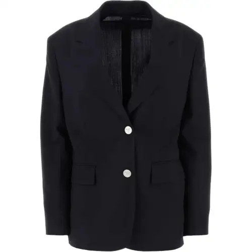 PRADA Single Breasted Tailored Blazer