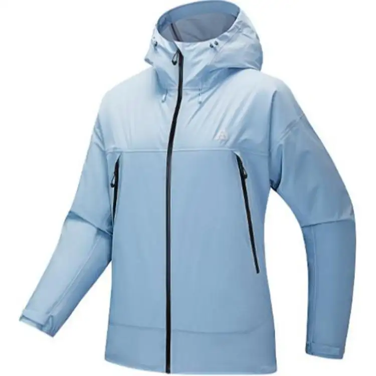 Anta Outdoor Collection Waterproof And Windproof Windbreaker Jacket Women's Tianrun Blue