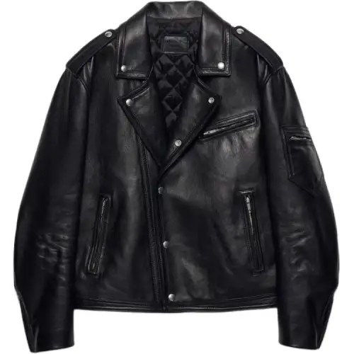 PRADA Leather Biker Jacket