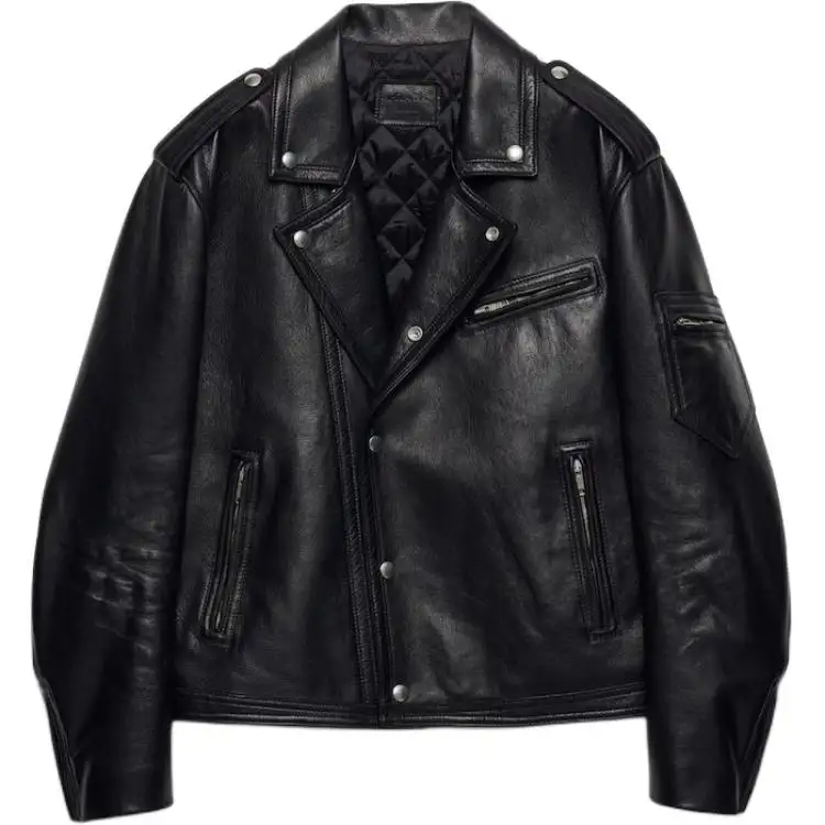 PRADA Leather Biker Jacket