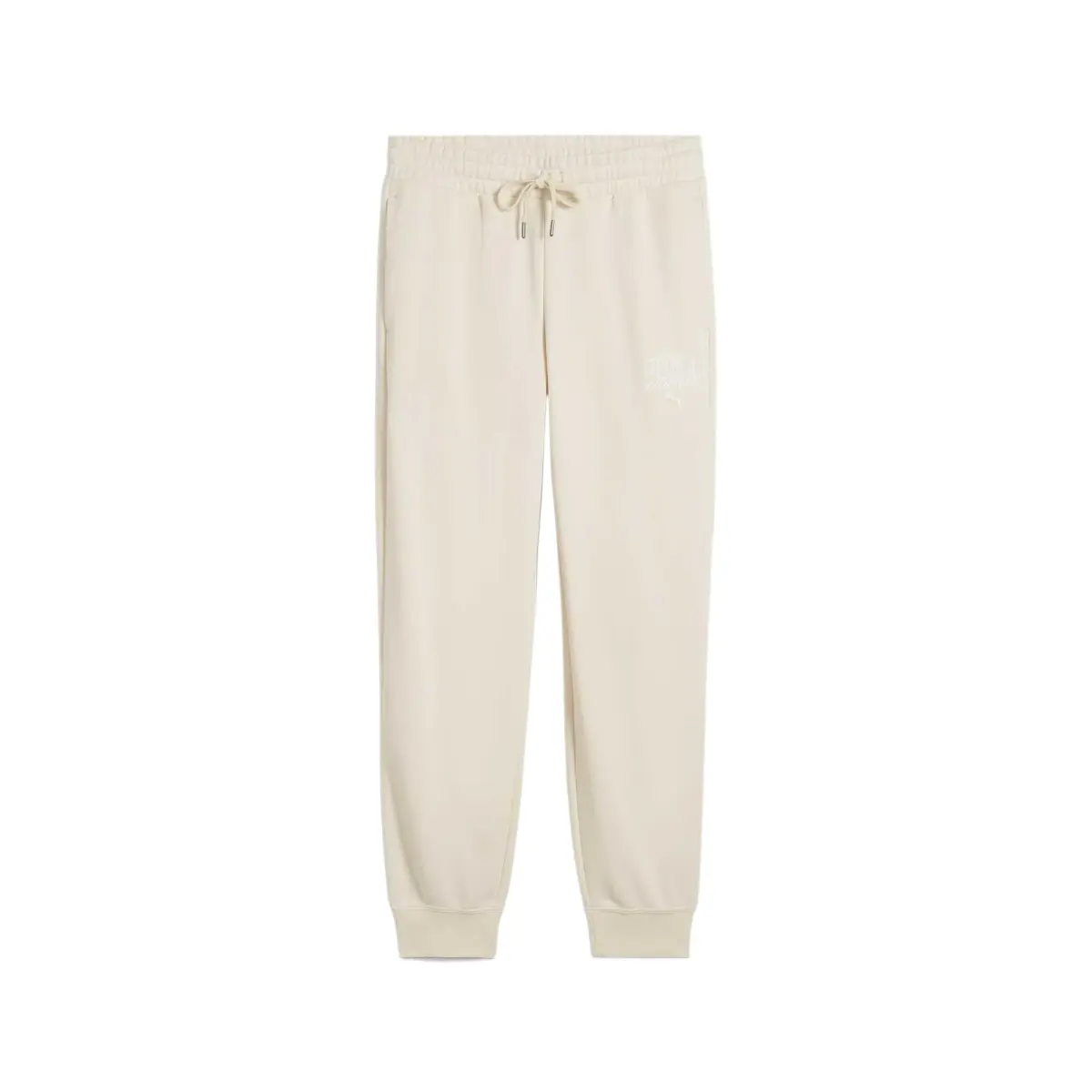 PUMA Casual Pants Women's Ecru Moderate Cuffed Pants