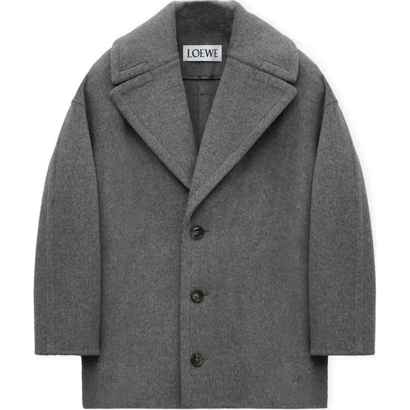 LOEWE SS25 Women's Pre Selection Collection Coat Women's Gray