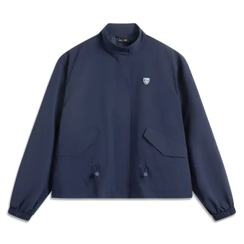 Li Ning Sports Trendy Collection Trench Coat Women's Sailor Blue