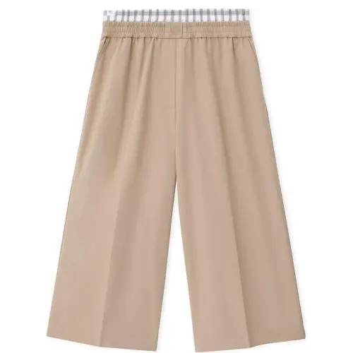 Loewe Wide-Leg Cropped Trousers