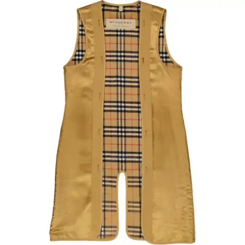 Burberry Vests Women's Yellow Collarless Moderate Other