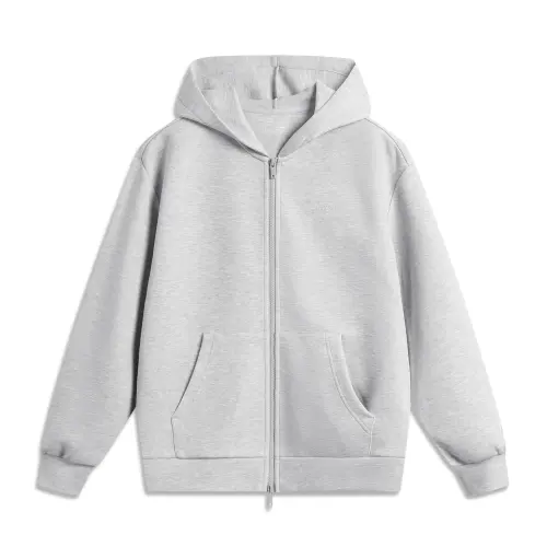 Li Ning Sports Trendy Collection Sweatshirt Women's BC23 Heather Gray Light Lime