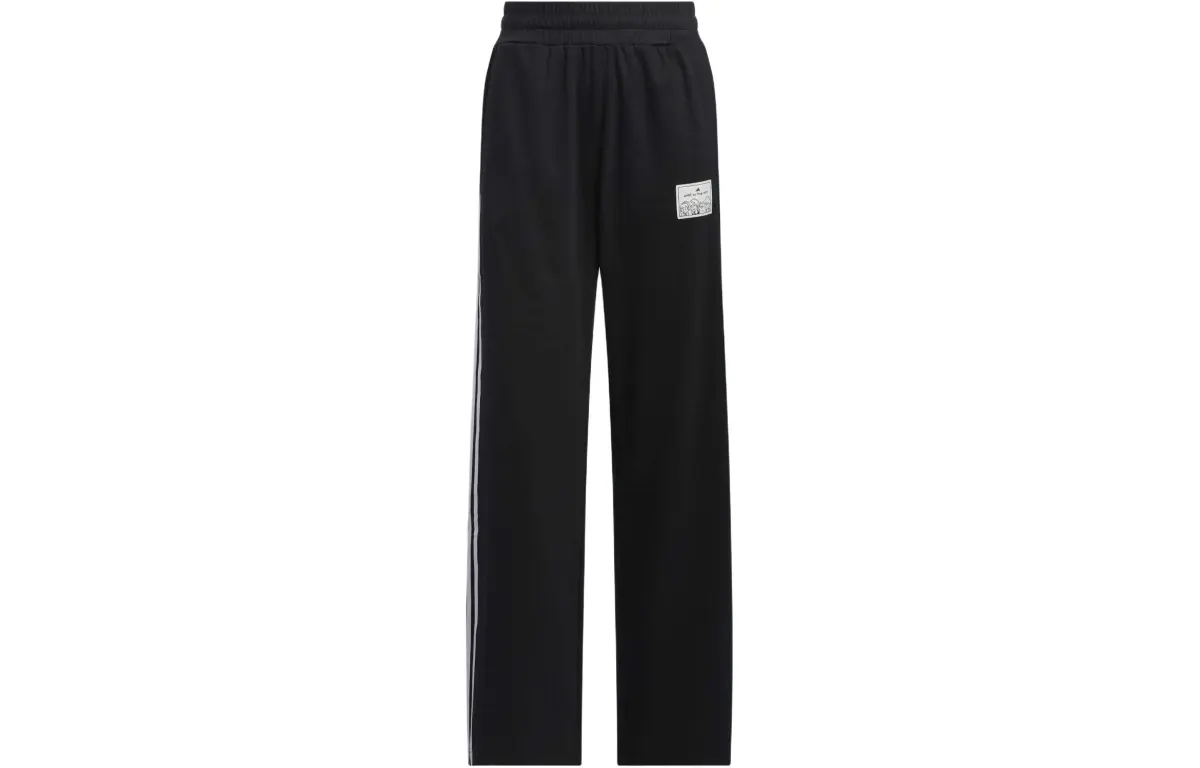 Adidas GRAPHIC KNIT JOGGERS Casual Pants Women's Black