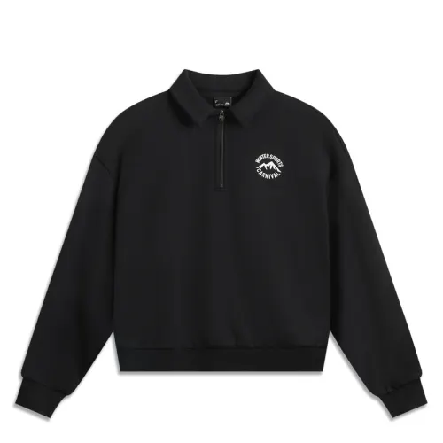 Li Ning Sports Life Collection Sweatshirt Women's Black