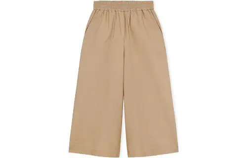 LOEWE Casual Pants Women's Khaki Moderate Wide Leg Pants