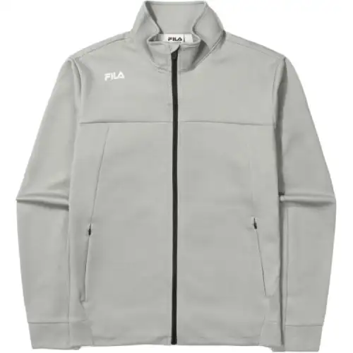 FILA Jackets & Coats Men's Light Gray