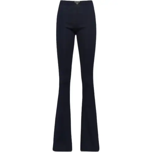 PRADA Ribbed Cotton Trousers