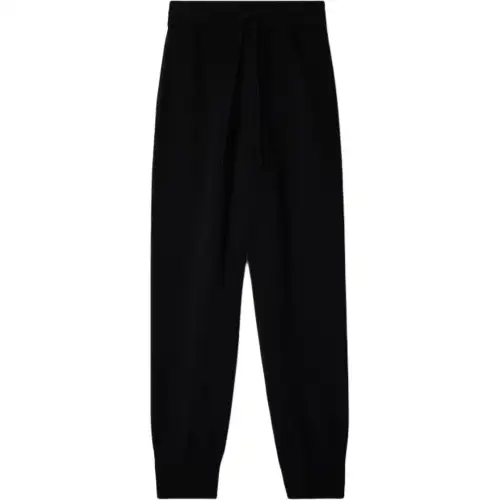 Burberry embroidered-logo knitted track pants