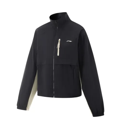 Li Ning Fitness Series Trench Coat Women's Black