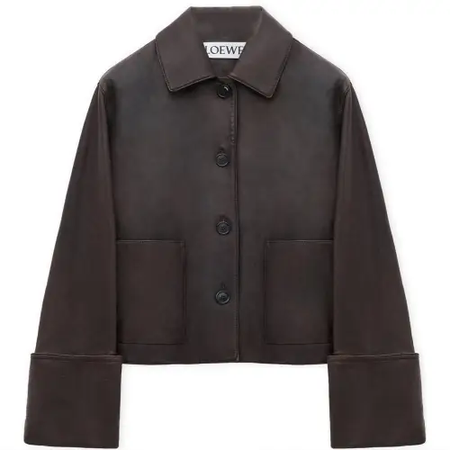 LOEWE Turn Up Jacket 'Brown'