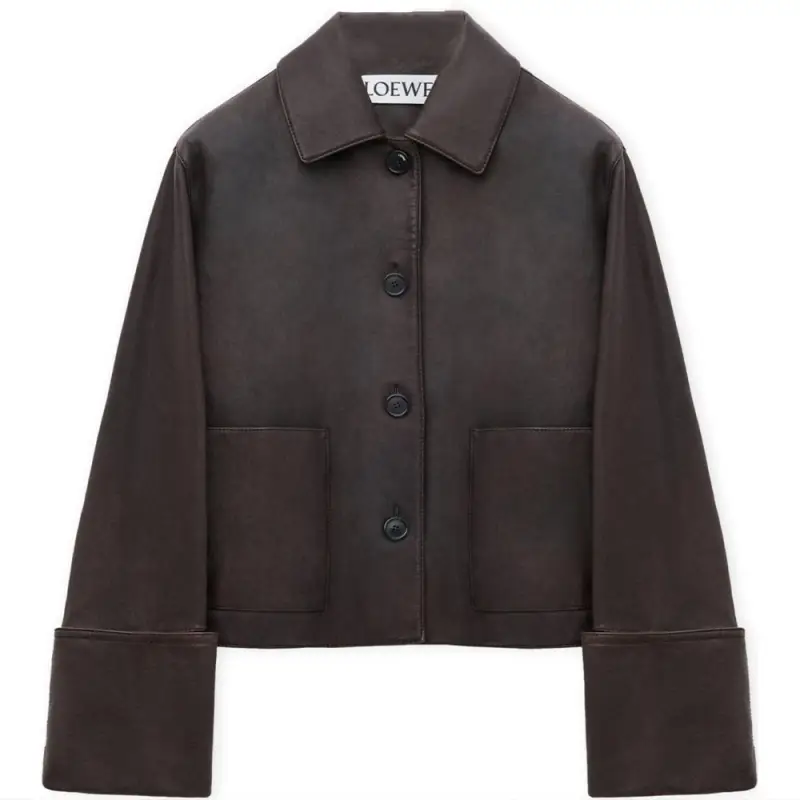 LOEWE Turn Up Jacket 'Brown'