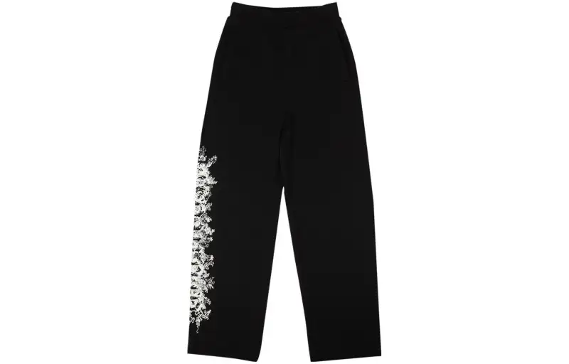 OFF WHITE Casual Pants Women's Black Moderate Other