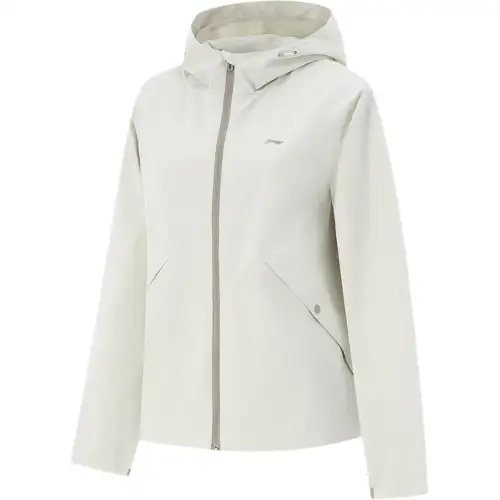 Li Ning Sports Commute Collection Trench Coat Women's Silver Birch Gray