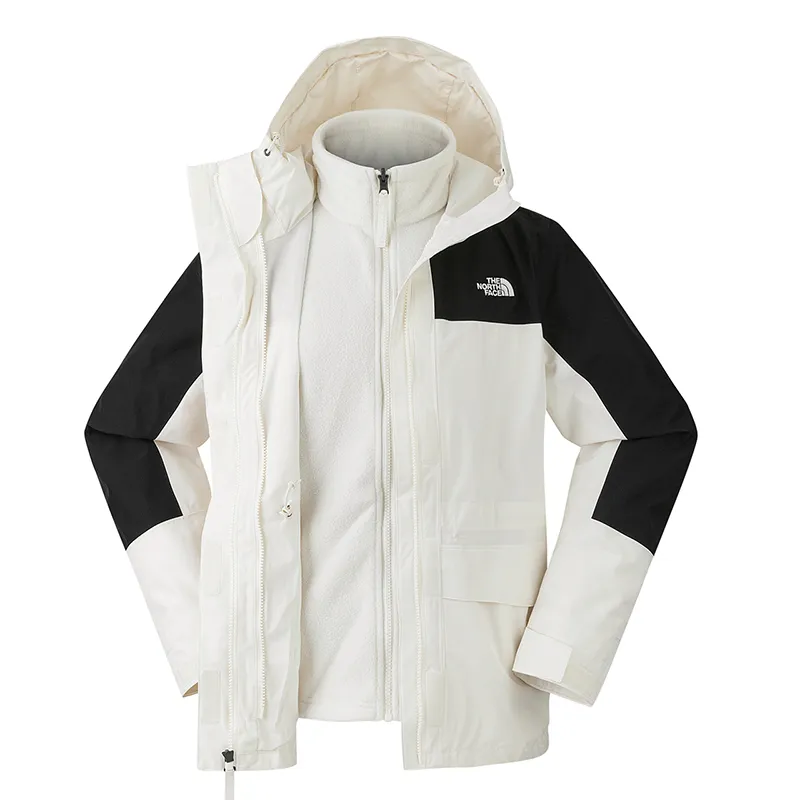 THE NORTH FACE Urban Exploration FW24 Water Resistant Water Repellent Warm Windbreaker Jacket Women's Dune White