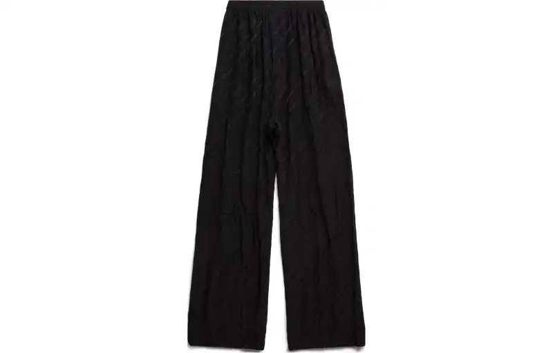 【Replicated_PM】logo-jacquard trousers