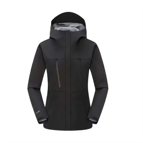 Under Armour Windbreaker Jackets Women's Black Hooded Moderate