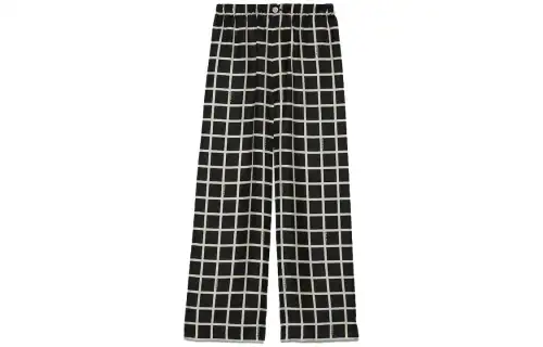 GUCCI Casual Pants Women's Black Moderate Straight Fit Pants