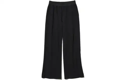 UNIQLO Casual Pants Women's Black Moderate Straight Fit Pants