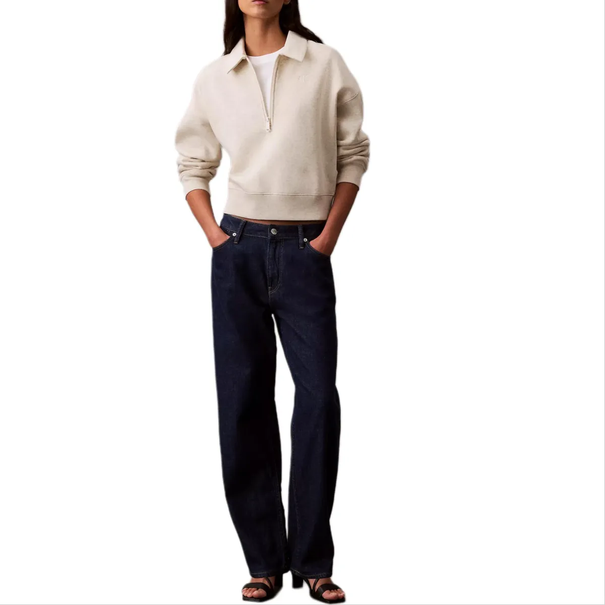 CALVIN KLEIN Sweatshirt Women's Oat