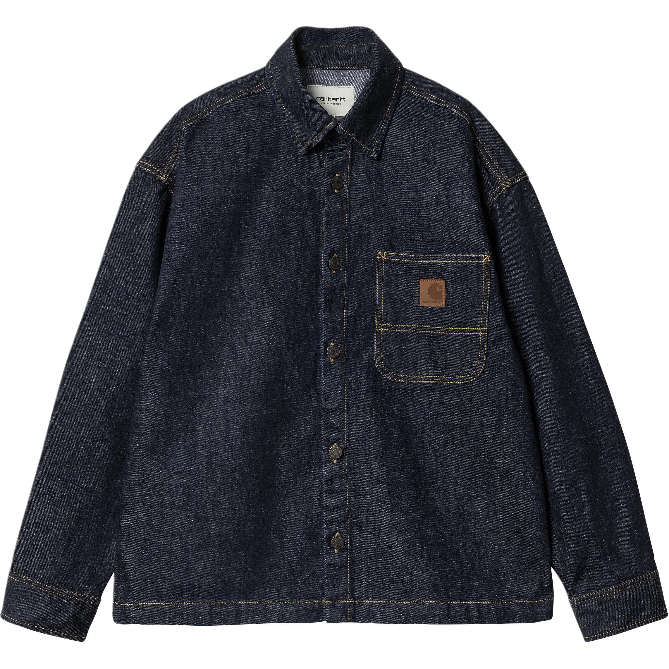 Женская куртка Carhartt WIP W' Lovilia Shirt Jac (синяя)