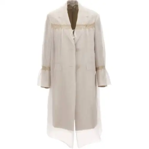 PRADA Trench Coat Women's Beige