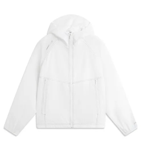 Li Ning Breathable And Waterproof Lightweight Storage Sun Protection Clothing Women's Standard White