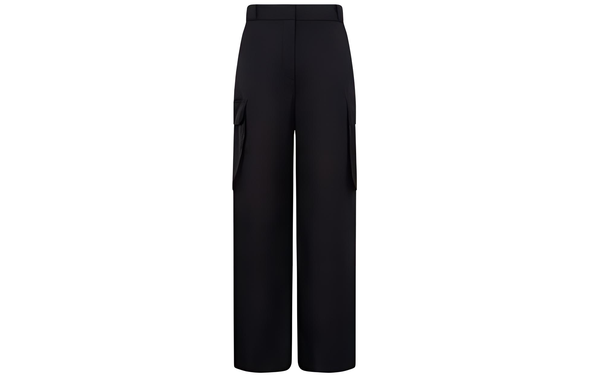 Женские штаны Prada Straight Trousers (черные)