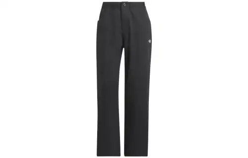 Adidas Originals Casual Pants Women's Black Moderate Straight Fit Pants