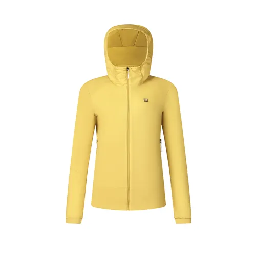 FILA Puffer Jacket Women's Yellow Mustard