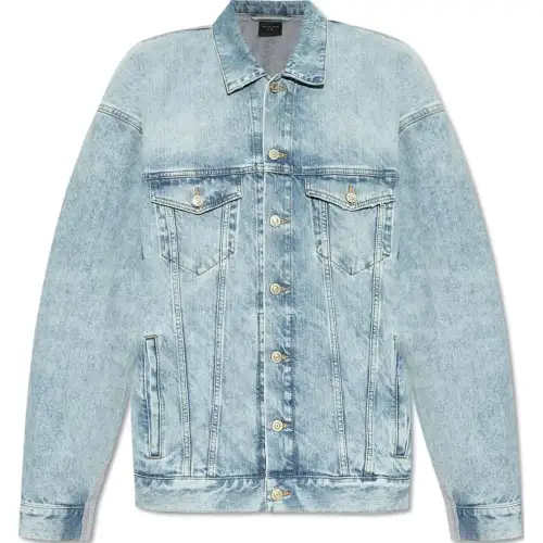 Balenciaga Bb Logo Denim Jacket