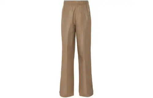 PRADA Triangle-Logo Plaque Wide-Leg Pants