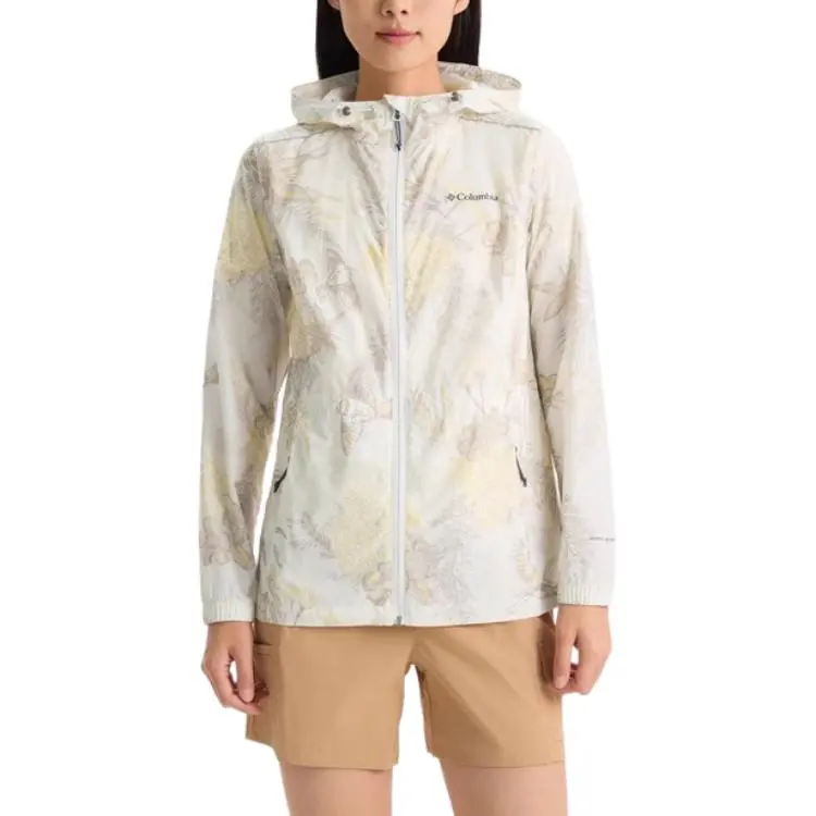 Columbia City Outdoor Collection Waterproof UV Protection Sun Protection Clothing Women's Ecru