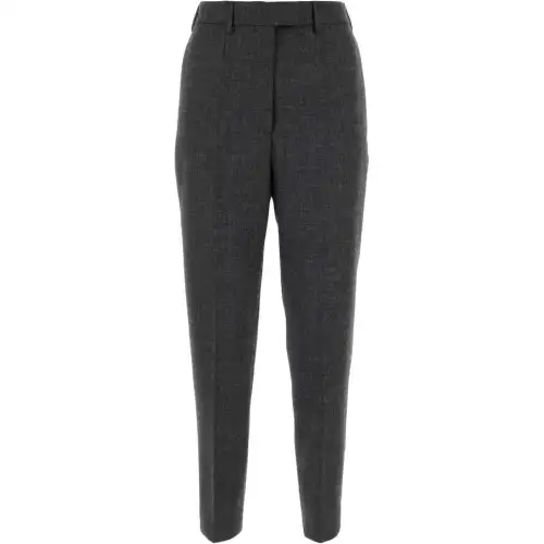 PRADA Virgin Wool Pressed crease Tailored Trousers