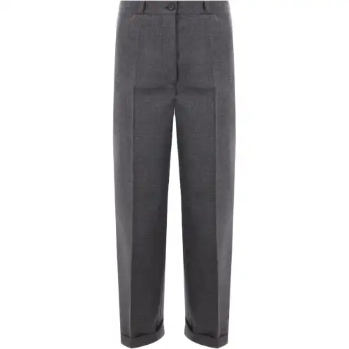 Prada mid-rise wool tailored trousers