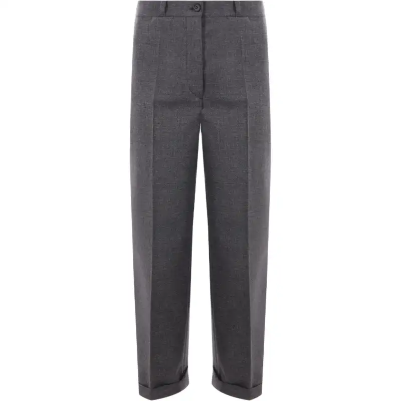 Prada mid-rise wool tailored trousers