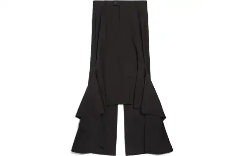 Balenciaga Deconstructed Godet Skirt