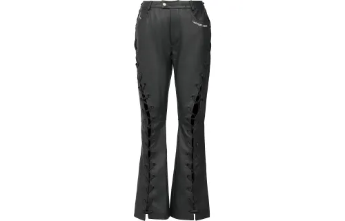 Jordan X Travis Scott Cactus Jack Women's Leather Pants Asia Sizing Black