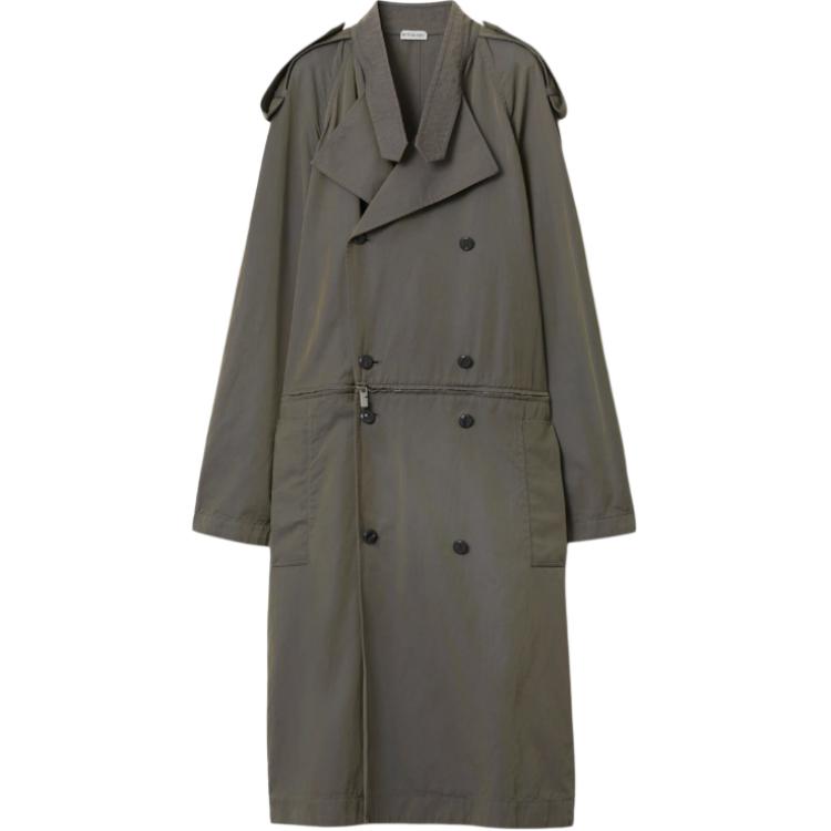 Женский плащ Burberry (темно-серый)