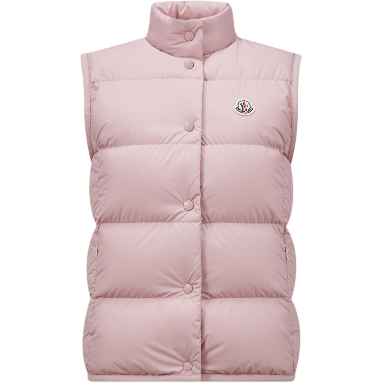 Женский жилет Moncler Badia Logo (розовый)