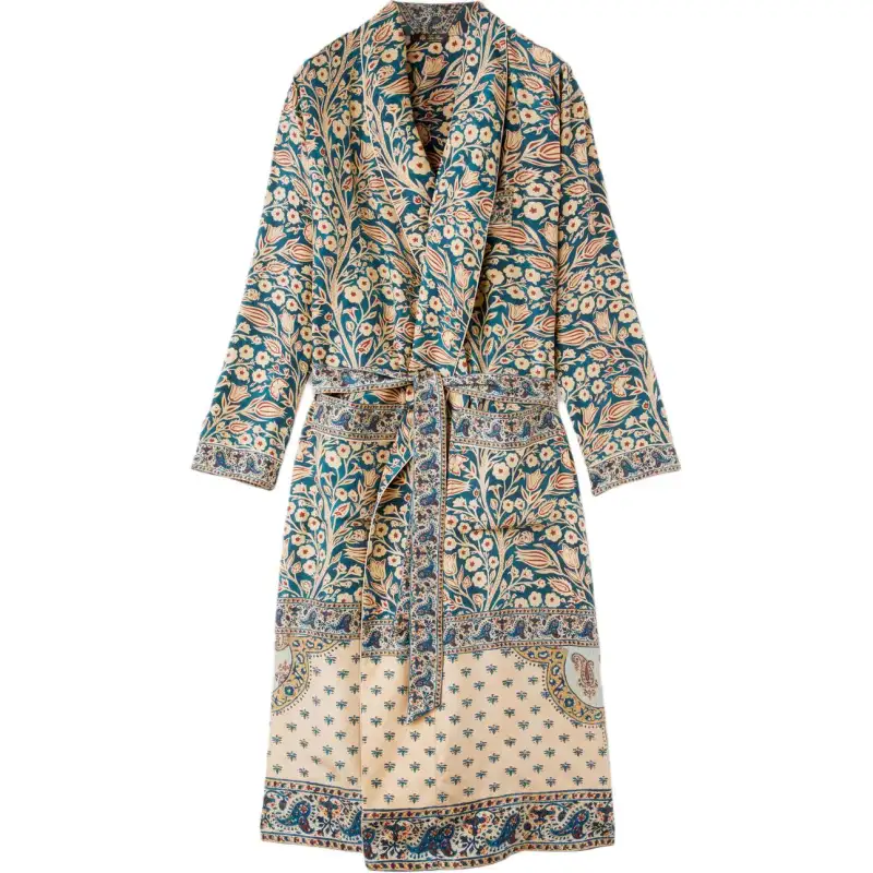 Loro Piana SS24 Trench Coat Women's Dark Turquoise