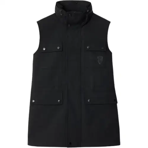 Burberry Vests Women's Charcoal Stand Collar Moderate Other