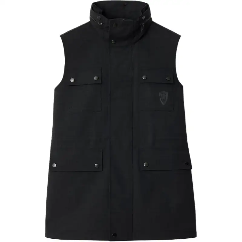 Burberry Vests Women's Charcoal Stand Collar Moderate Other