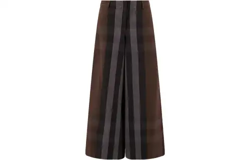 Burberry High Waist Wide Leg Trousers